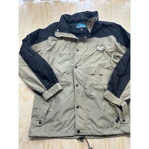 Dutton Ranch Jacket Tri-mountain Men's M Yellowstone Parka Button Zip Cinch Hood